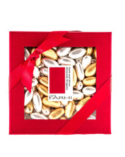 Gold and Silver Sugared Almonds Dragees, 240g Gift Giving RJF Farhi 