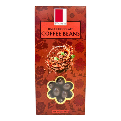 Dark Chocolate Coffee Beans, Palm Oil Free, 150g