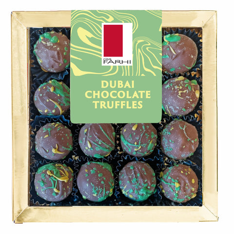 Dubai Chocolate Truffles in Luxury Gift Box, 192g