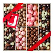 Chocolate Covered Fruit & Nuts Wooden Platter Selection, 1kg Gift Giving RJF Farhi 