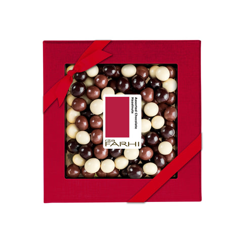 Assorted Chocolate Coated Hazelnuts, Palm Oil Free, 200g