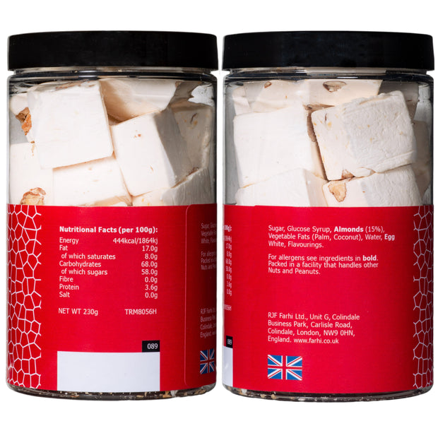 Almond Nougat Jar, 230g