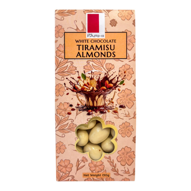 White Chocolate Tiramisu Almonds, Palm Oil Free, 150g