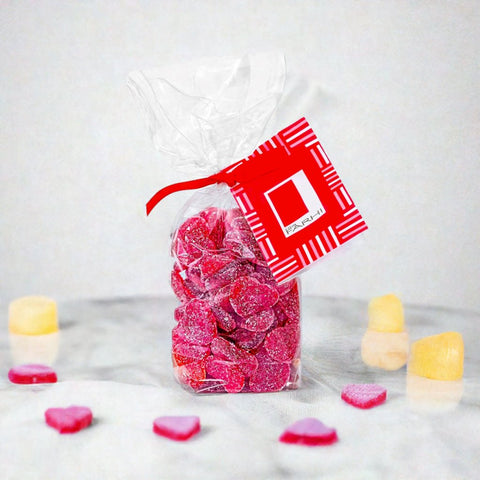 Vegan Jelly Hearts Gift Bag 300g