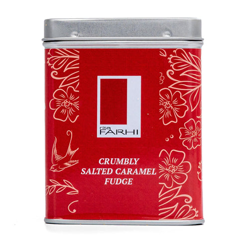 Crumbly Salted Caramel Fudge in Tin, 130g