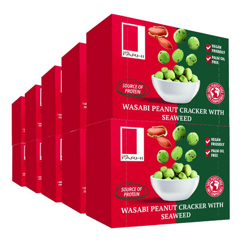 Wasabi Peanut Crackers (Pack of 10 x 40g)