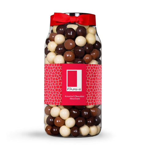 Assorted Chocolate Coated Hazelnuts, Palm Oil Free, 700g