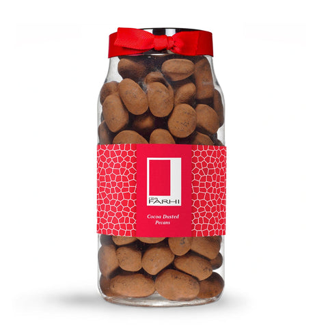 Cocoa Dusted Milk Chocolate Caramelised Pecans with a Hint of Gianduja, Palm Oil Free, 690g