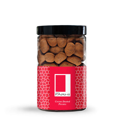 Cocoa Dusted Milk Chocolate Caramelised Pecans with a Hint of Gianduja, Palm Oil Free, 290g