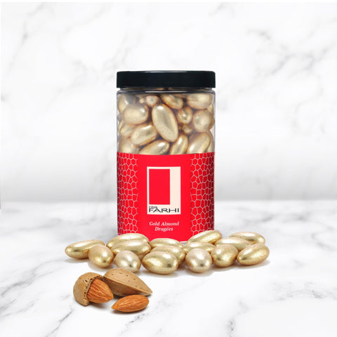 Gold Sugared Almonds, 370g